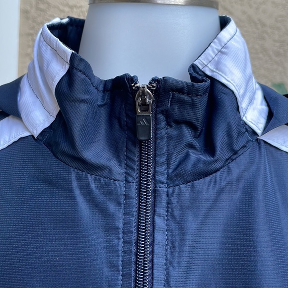 Vintage navy blue/white Adidas sports jacket - Picture 3 of 13
